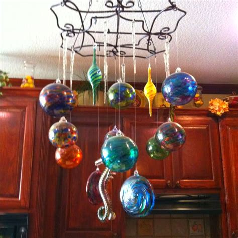 Where can you traditionally hang a witch ball